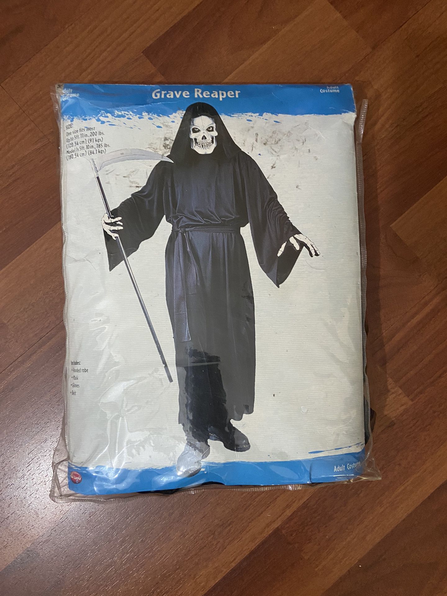 Preloved Adult Grave Reaper Halloween Costume 