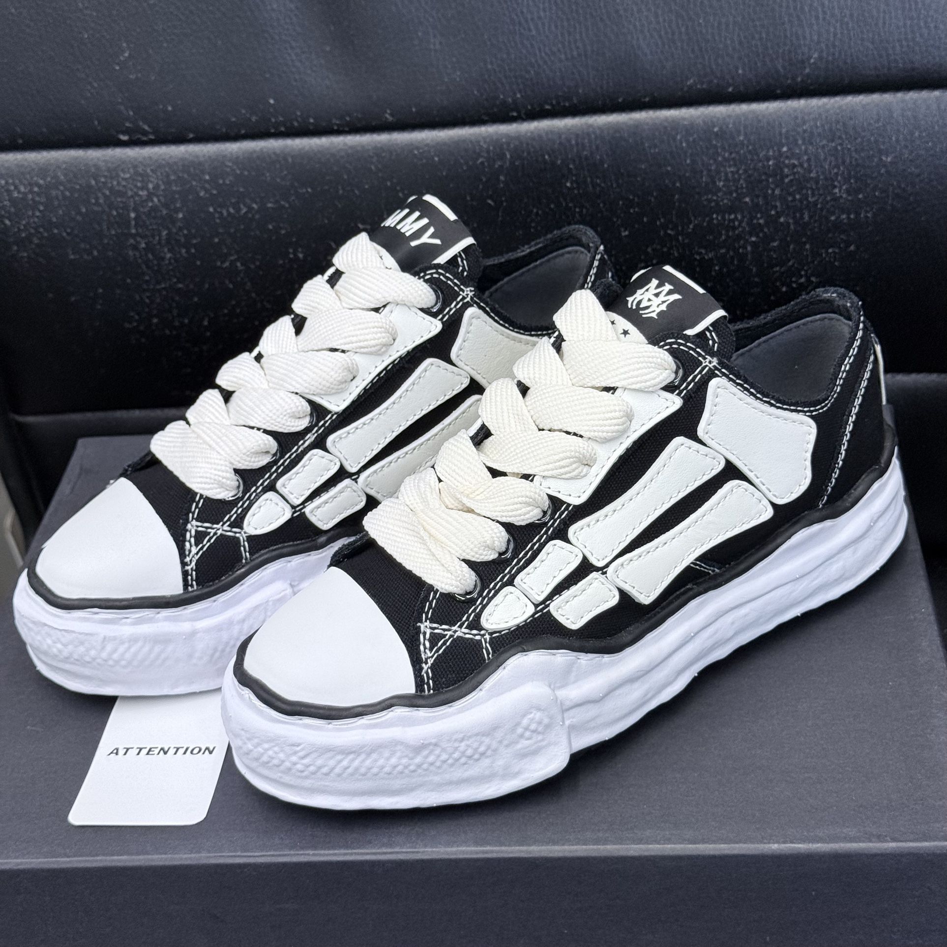 AMIRI MMY Bones x Maison MIHARA YASUHIRO Black