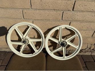 20” GT performer mags bmx wheel set