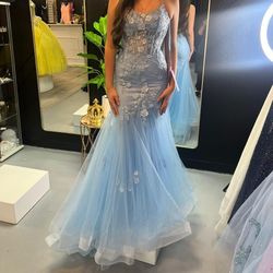 Prom blue Dress