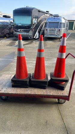 36 Inch Safety Cones $20 Each