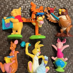 set of 6 1999 winnie the pooh figurines