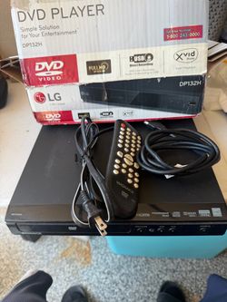 LG DP132H DVD CD Player HDMI USB With Remote/Cable  Tested Working Open Box  The LG DP132H DVD CD Player is a versatile device that allows you to enjo
