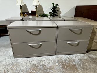 OFFICE/HOME FILE CABINET 2 DRAWERS LATERAL METAL FILE