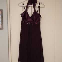Plum Prom Dress