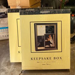 (2) 16x20 Keepsake Boxes Brand New Never Been Opened