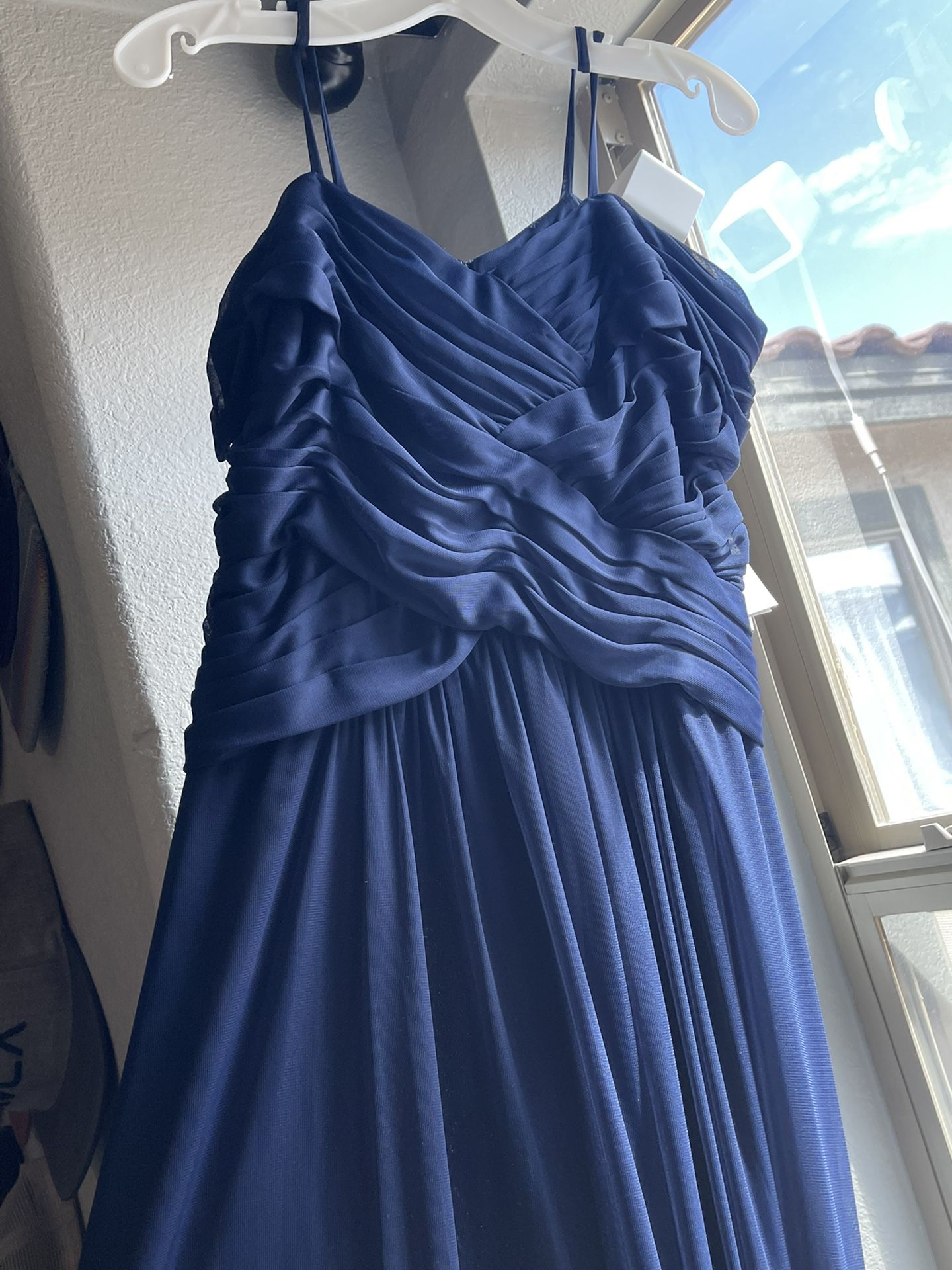 Jr Bridesmaid Dress Navy Blue 