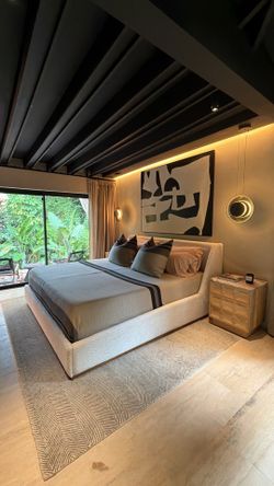 Boucle King Size Bed