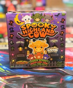 Spooky Highland Cow Mystery Squish Toy