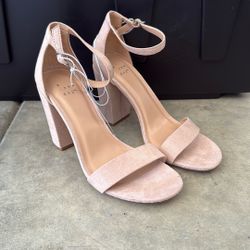 A New Day Suede Pink Heel 