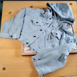 Free People Cropped Hoodie Size M