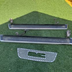 GMC  Arcadia 2007 side step and front grill