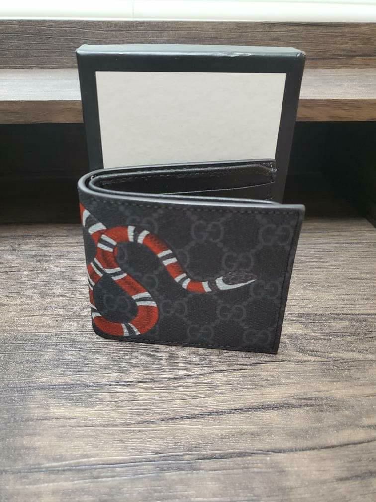 Gucci Black Snake Wallet