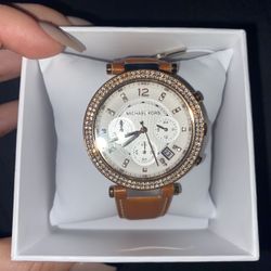 MK Watch Brown 