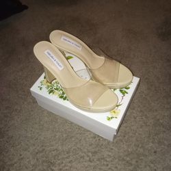 Clear Brand New Heels Dillards