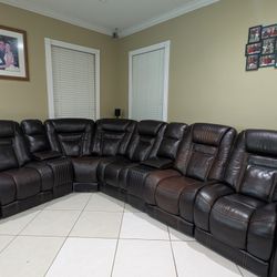 Sectional Reclining Sofa 