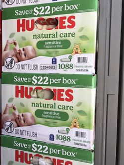 Huggies Sensitive 1024 Wipes 