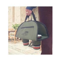 Coffee Cup Holder Bag and 2 pcs Cup Sleeves-Delivery Bag-Drink Carrier for Delivery-Bike Bag-Bicycle Accessories-Car Net Pocket Handbag Holder