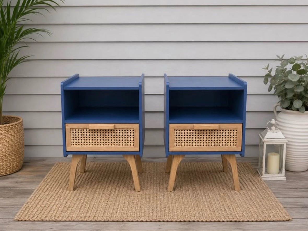 Contemporary/ Boho nightstands or end tables