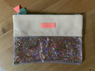 Benefit Cosmetic Glittery Makeup Bag