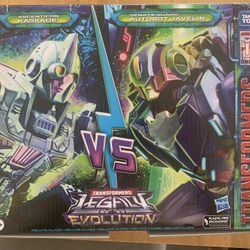 Transformers Deadeye Duel 2-pack Ascenticon Kaskade and Senate Guard Autobot Javelin