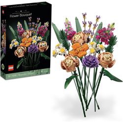 LEGO Icons Flower Bouquet Building Decoration Set -