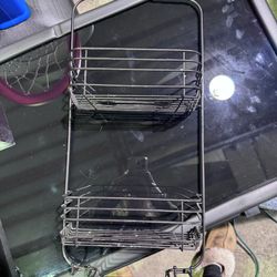 Black Hanging Shower Caddy