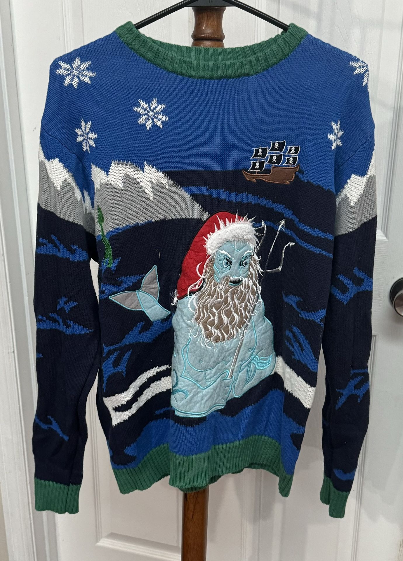 Christmas Ugly Sweater Festive Merman size S just $7 xox