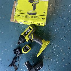 RYOBI ONE+ 18V Cordless 1/4 in. Impact Driver Kit with 1.5 Ah Battery and Charger