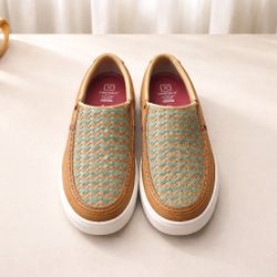 Twisted X Women's Slip-On Kicks in the "Ginger & Meadow" colorway. New no Box. 