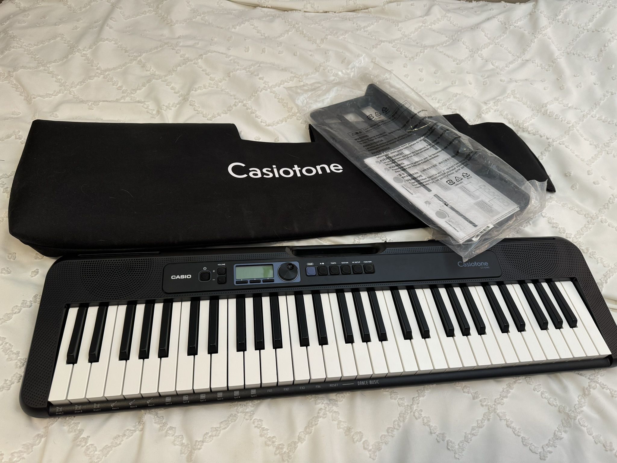 Casio Casiotone, 61-key Portable Keyboard