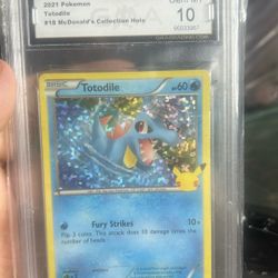 Totodile Pokemon Grade 10