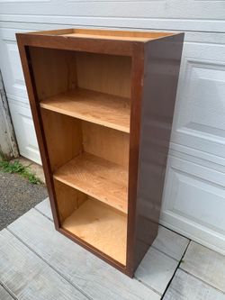 Real wood made cabinet/ bookcase . Super Sturdy