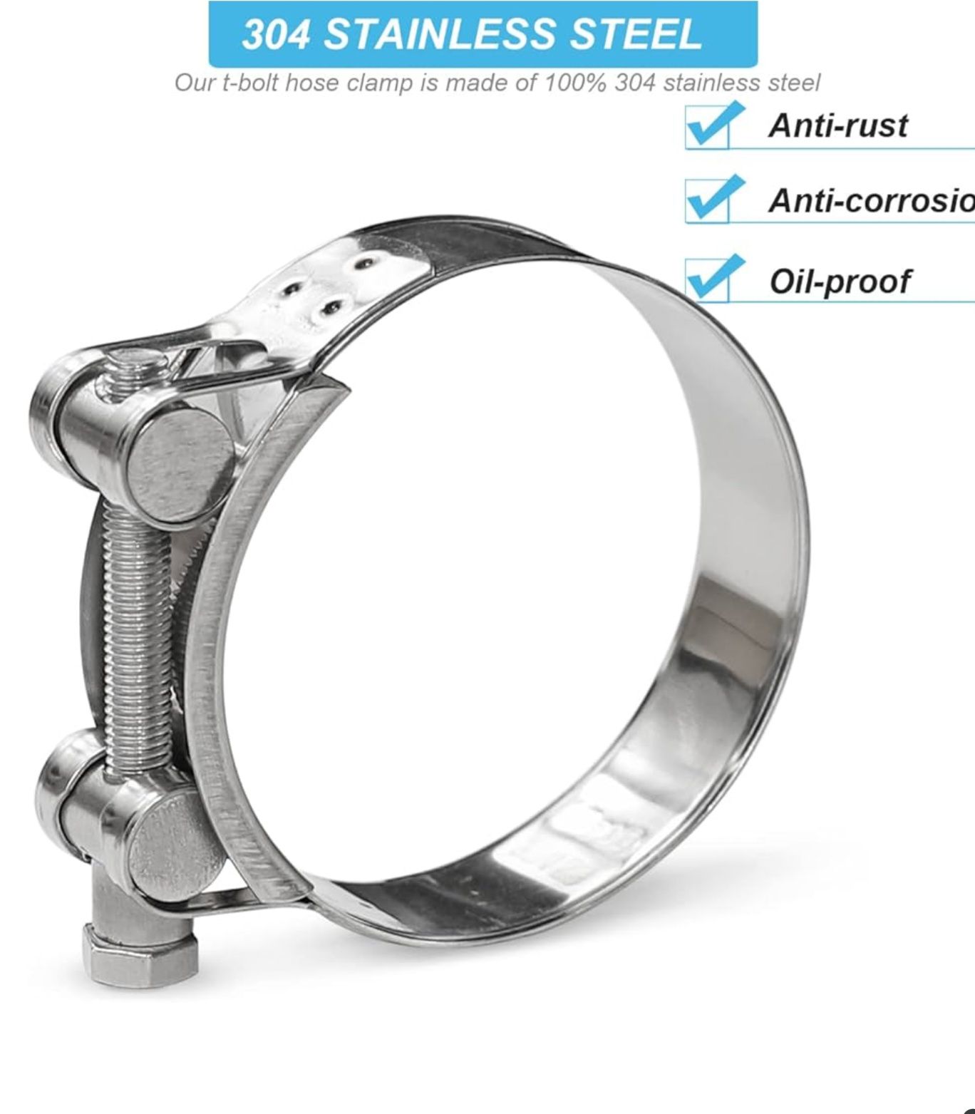 Pipe hose clamps