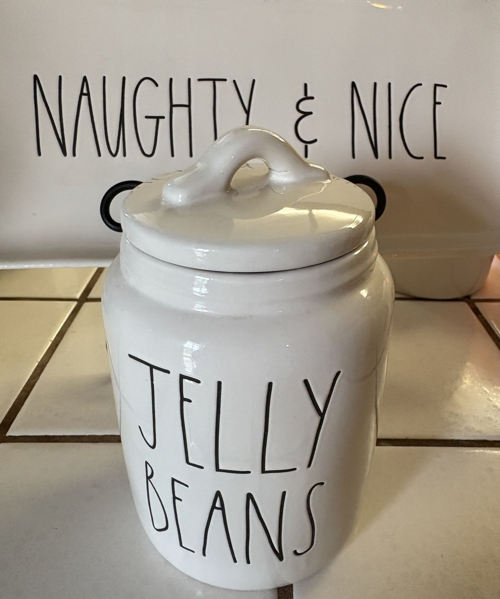 Rae Dunn small jellybean canister