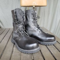 Size 9 1/2 Military, Army Steel Toe Combat, Jungle Boots