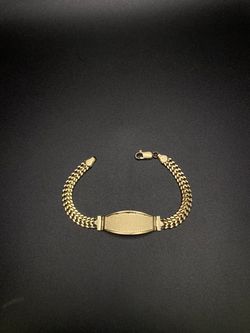 14k, 15.1gram Bismarck Link ID 7.5 inches