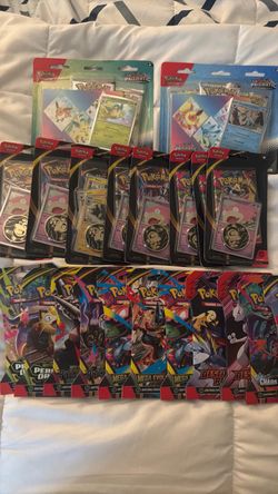Pokémon TCG Booster Packs and Blister Bundle cards