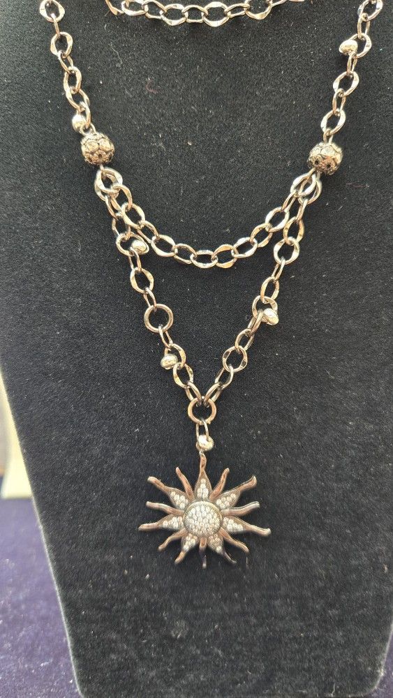 Sun Pendant Necklace