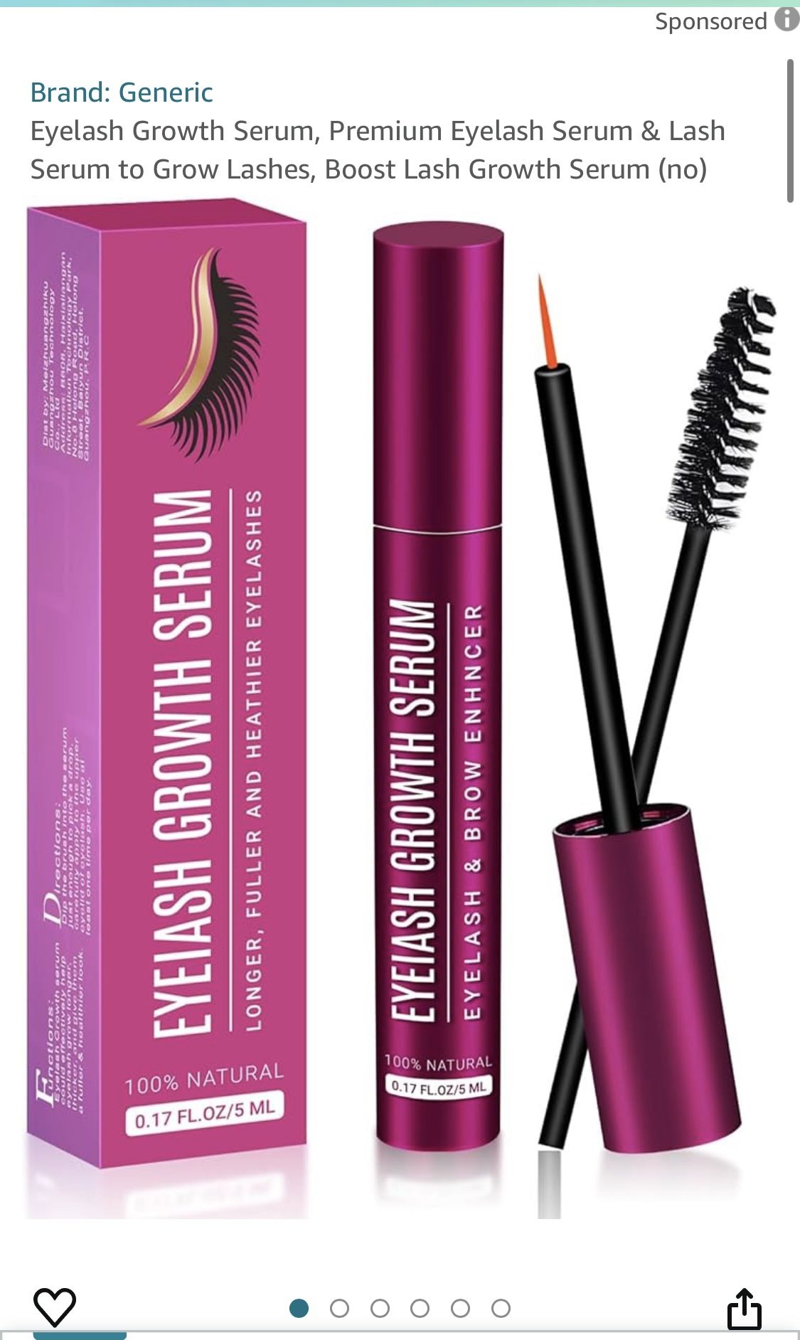 Eyelash Growth Serum