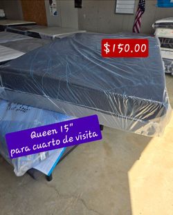 Queen size 15" en Gasi mattres outlet///(contact info removed)