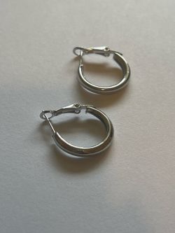 Silver Hoop Earrings