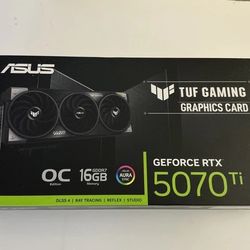 ASUS TUF Gaming GeForce RTX 5070 Ti 16GB GDDR7 OC Edition Graphics Gaming Card. 
