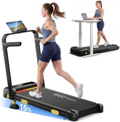 FOLDABLE TREADMILL  Compact and portable treadmill designed for home or office workouts.  ✅ Powerful 2.5 HP Motor ✅ Maximum Speed: 5 MPH ✅ Manual Incl