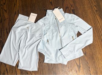 Lululemon define set lightblue & gold SIZE 4