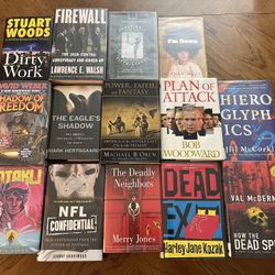 Random Mix of 14 Hard Cover Books (See Description!!)