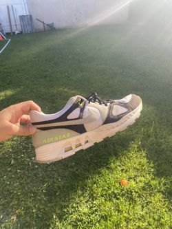 Nike Air Stab Neutral Gray Electric Green