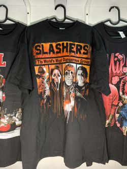 NEW Slashers Most Wanted Graphic Tee MULTIPLE SIZES