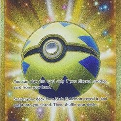 4x Secret Rare Quick Ball ( Pokemon )