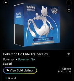 Pokemon Go Elite Trainer Box Sealed with case